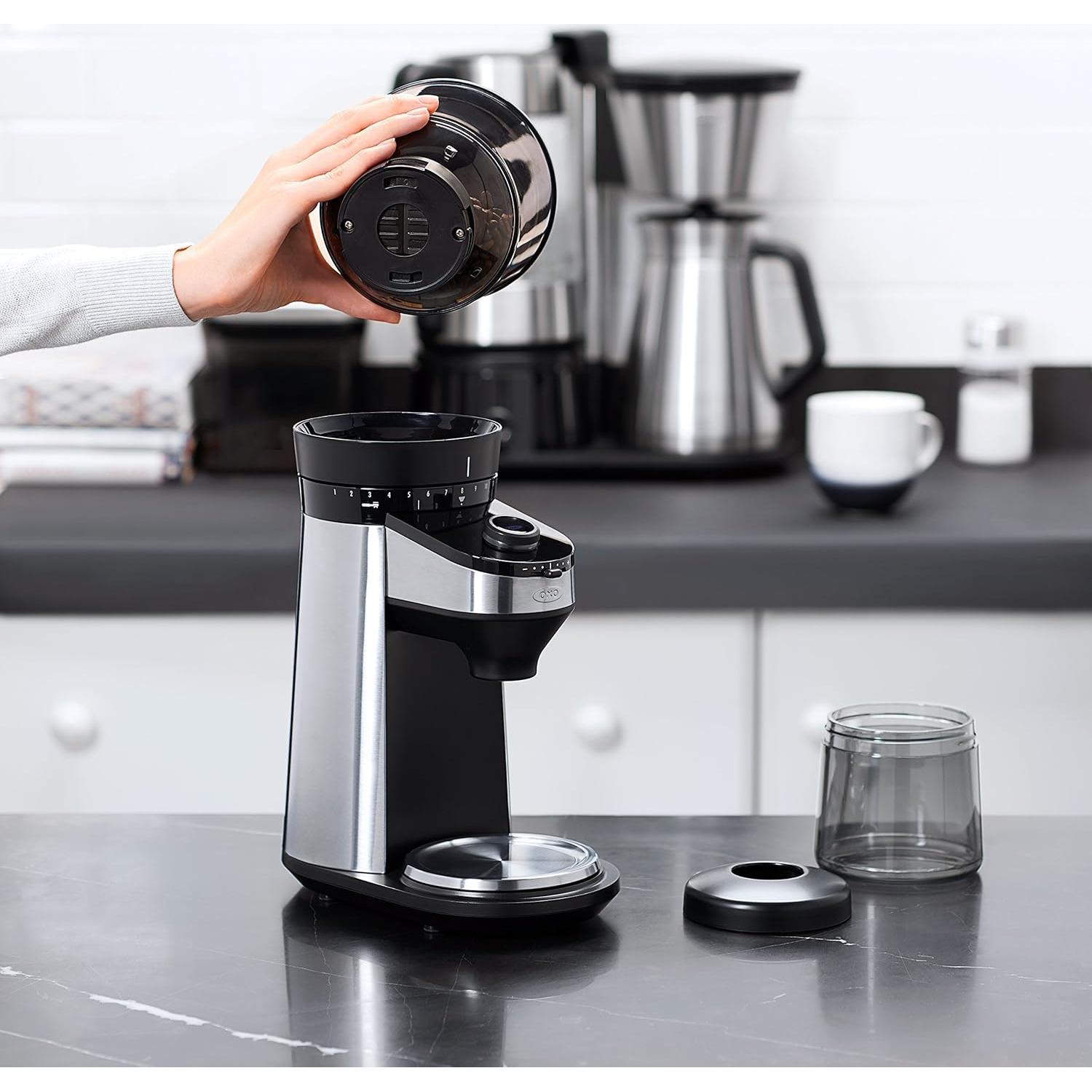 Molinillo de Café OXO Brew con Escala Digital y Muelas de Acero