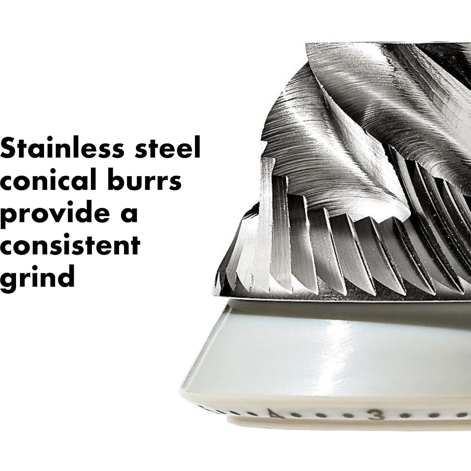 Molinillo de Café Manual OXO Brew 40 Configuraciones Compacto