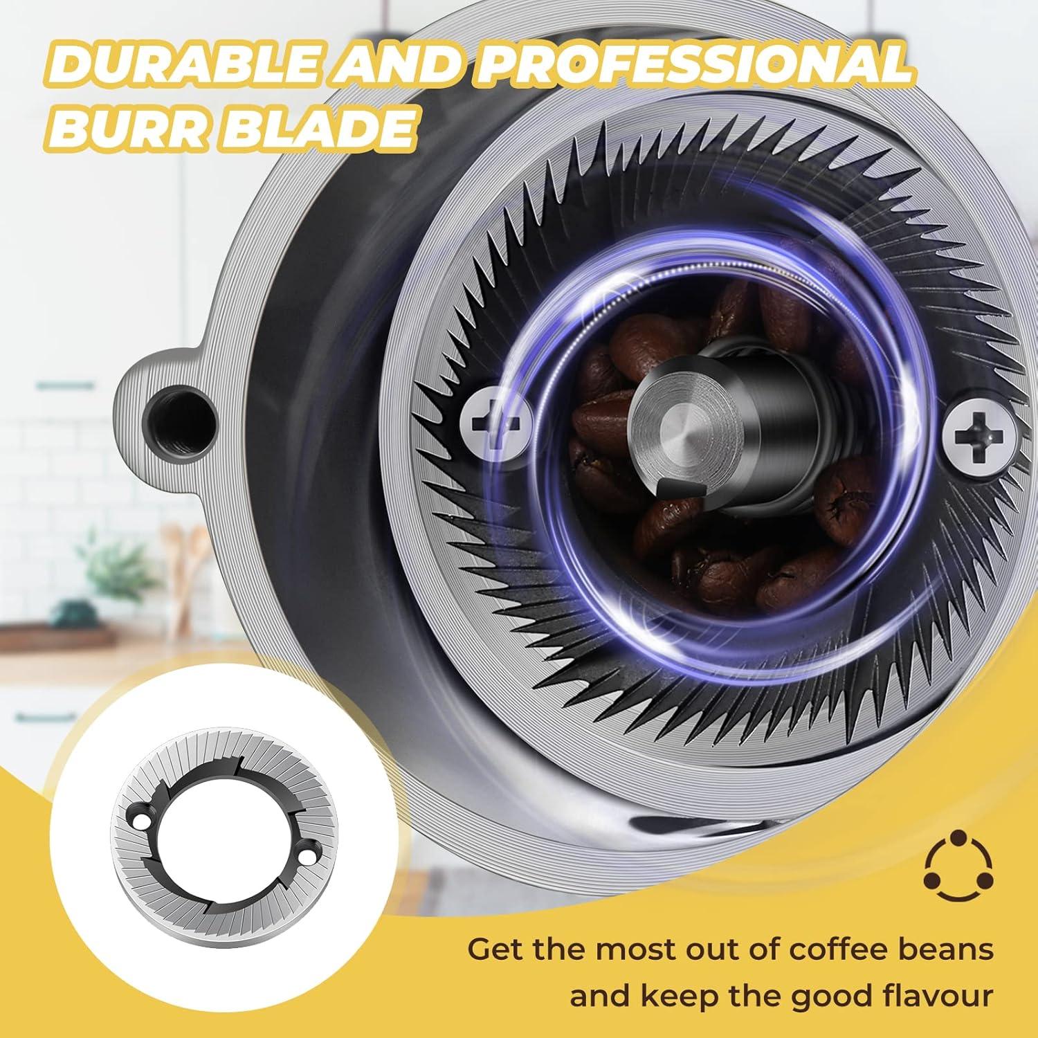 Molino de Café Eléctrico Flyseago Blanco Ajustable 2.99 kg