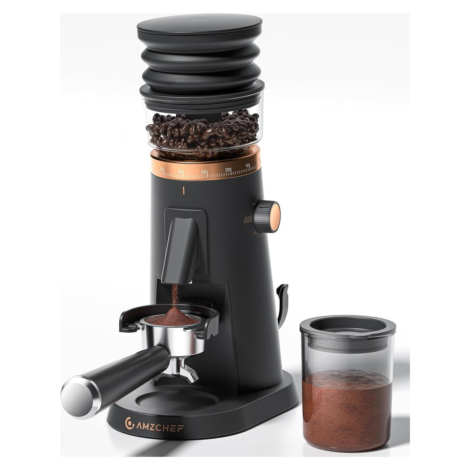 Molinillo de Café AMZCHEF 75 Configuraciones Antiestático