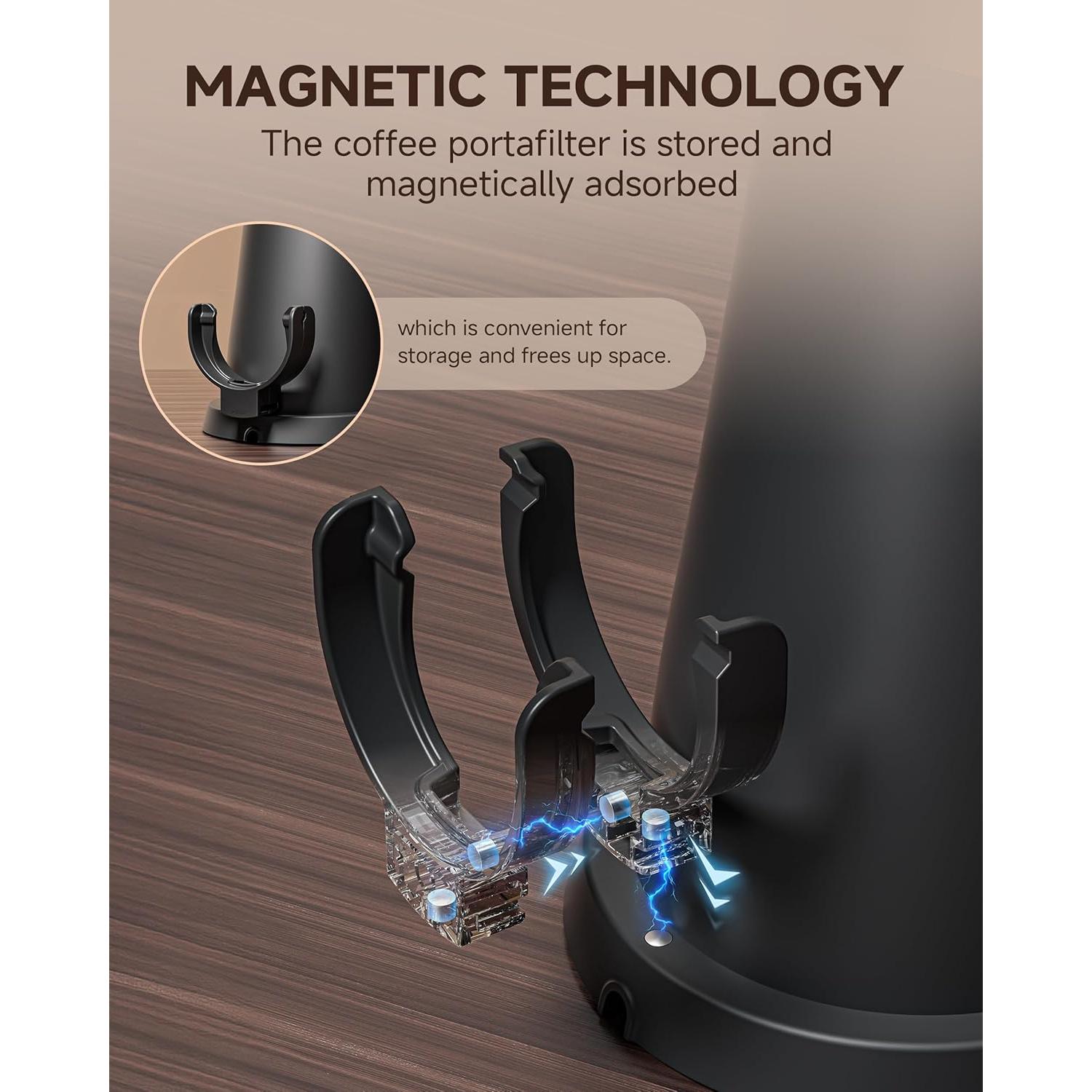 Molinillo de Café AMZCHEF 75 Configuraciones Antiestático