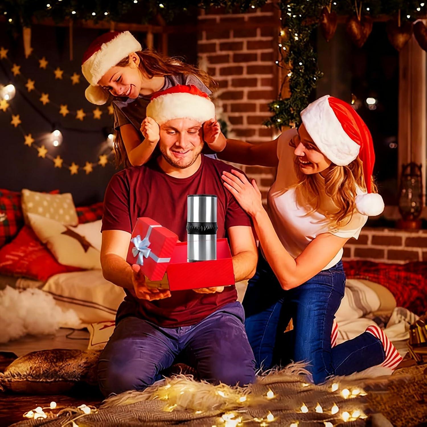 Molinillo de Café Eléctrico Portátil Toycol 220g USB Inoxidable