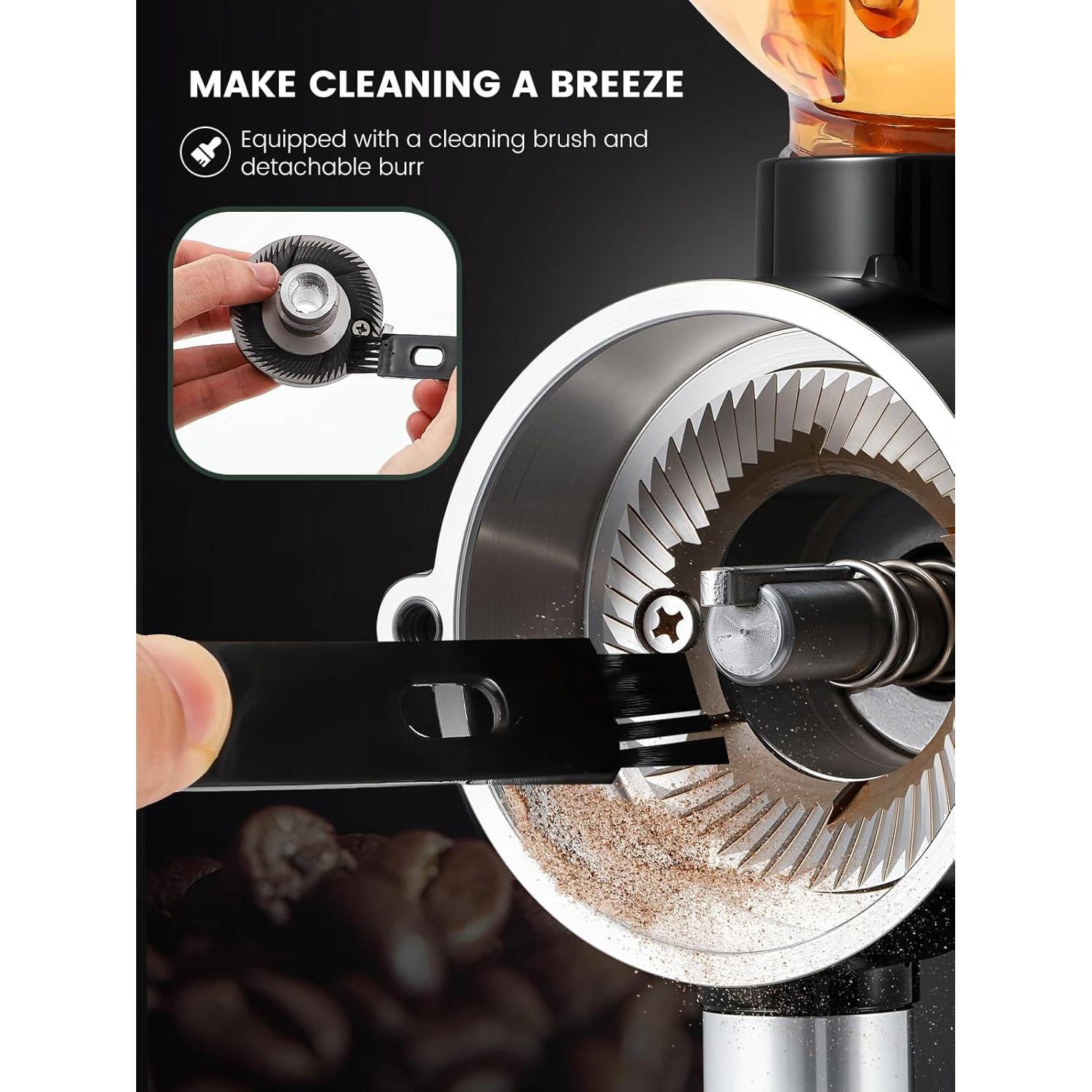 Molino de Café Eléctrico Huanyu HY-CG-01 227g Ajustable