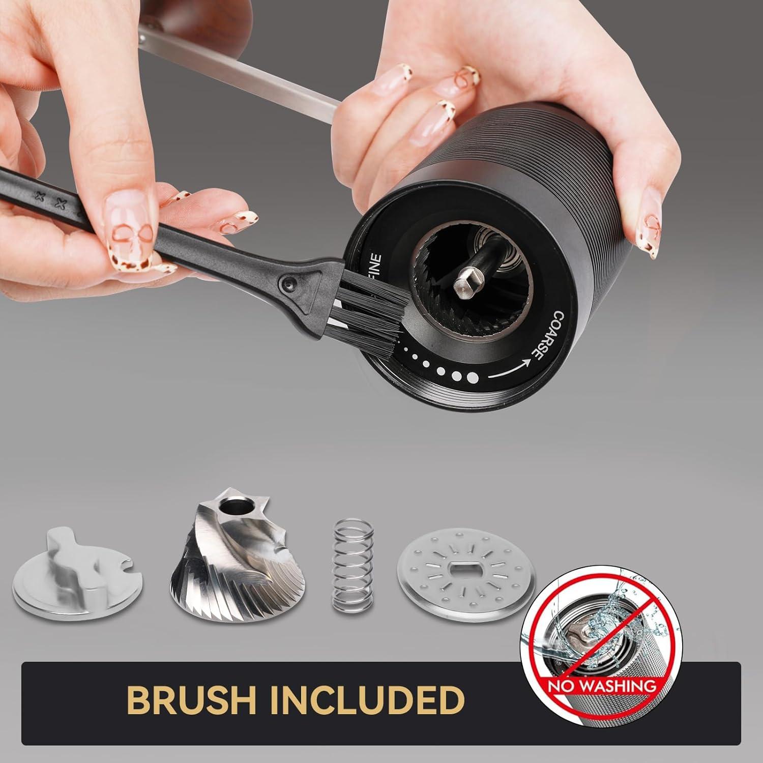 Molino de café eléctrico portátil CF WISDOM 800mAh ajustable