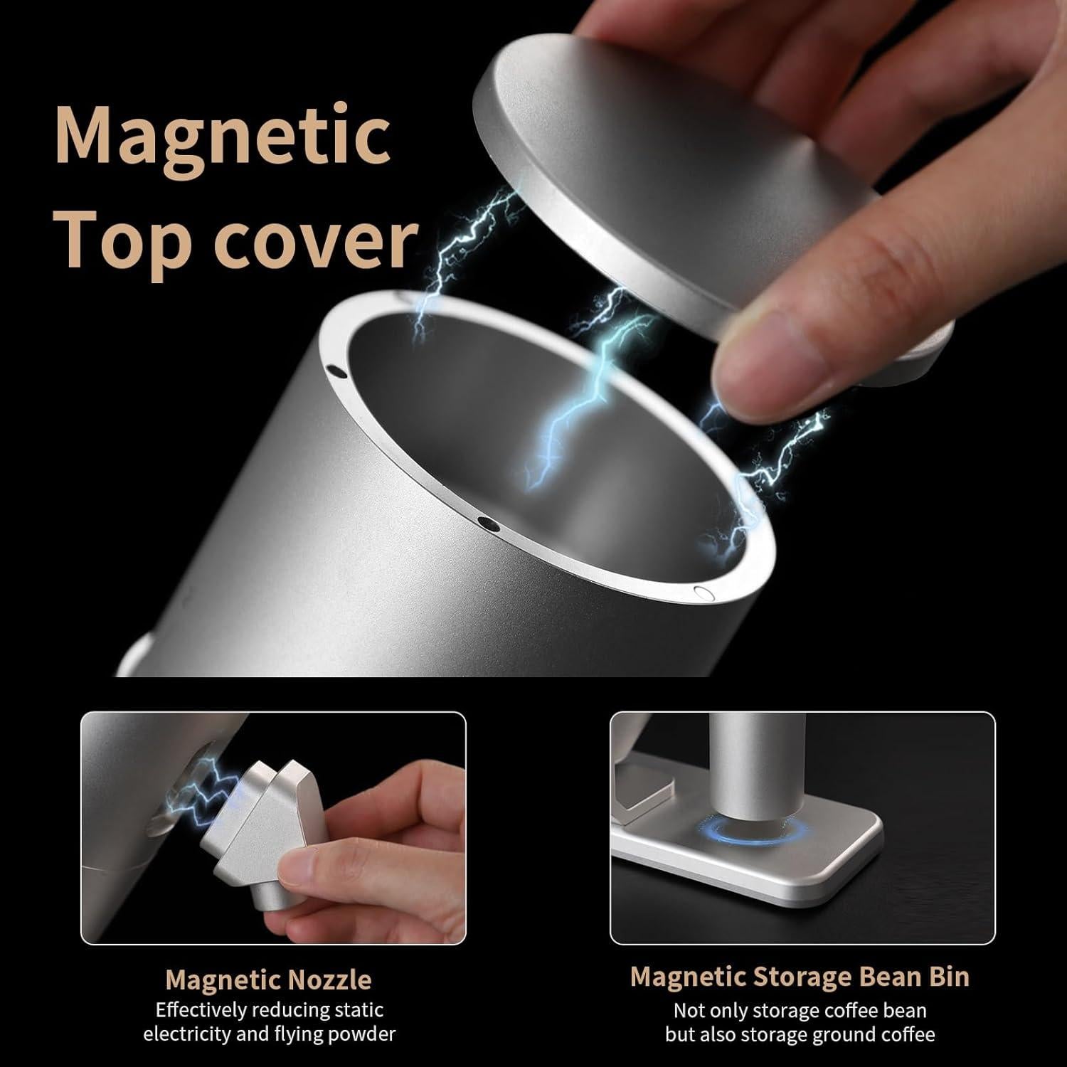 Molino de Café Eléctrico Bincoo BC-DM01 30g 38mm Cónico