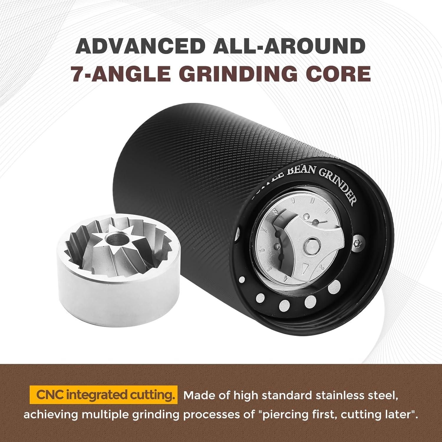 Molino de Café Manual Warmthmaster de Acero Inoxidable 25g