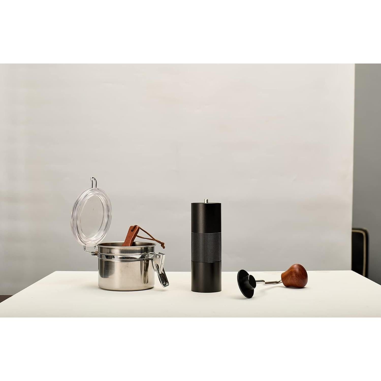 Molino de Café Manual IKAPE 30g Acero Inoxidable 12 Niveles