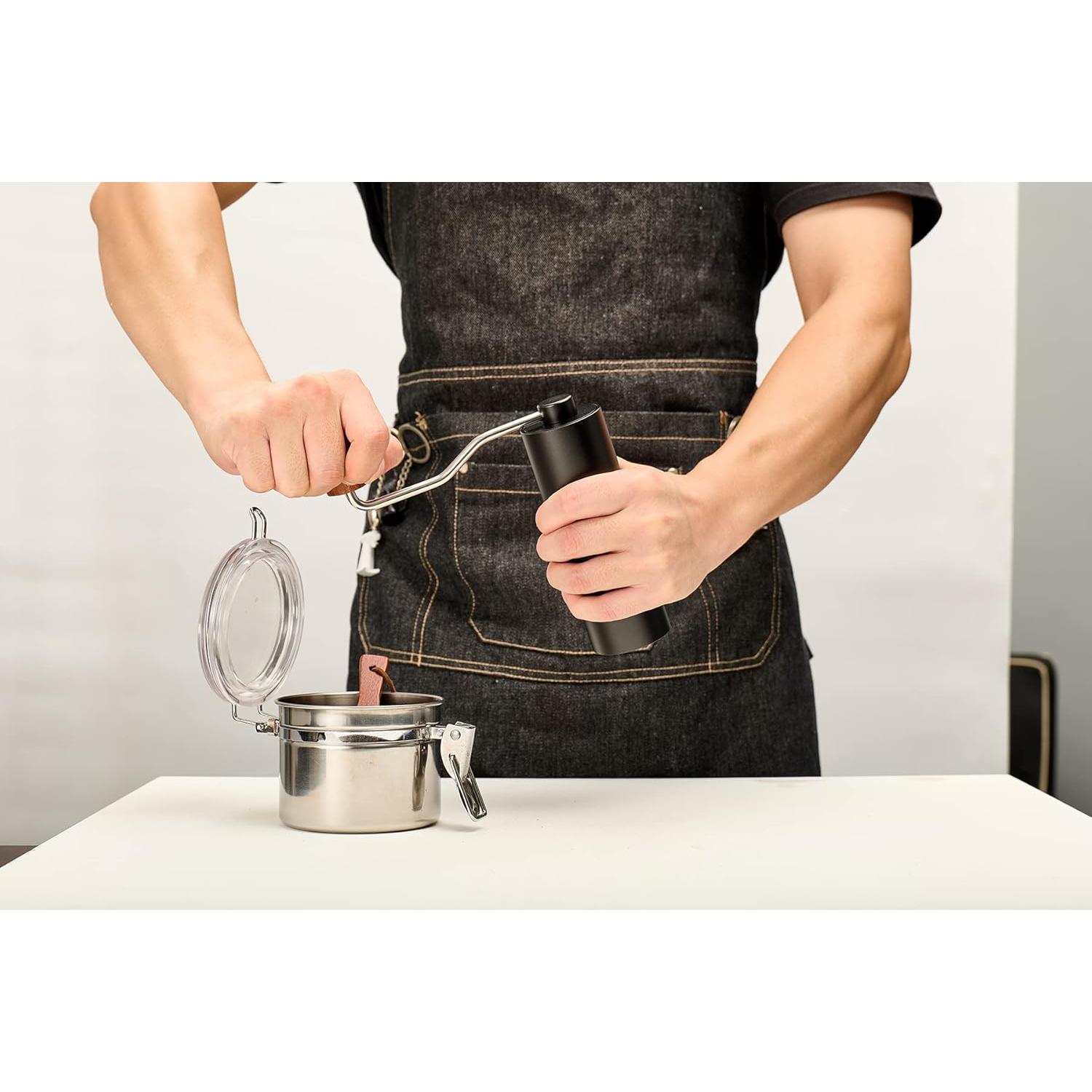 Molino de Café Manual IKAPE 30g Acero Inoxidable 12 Niveles