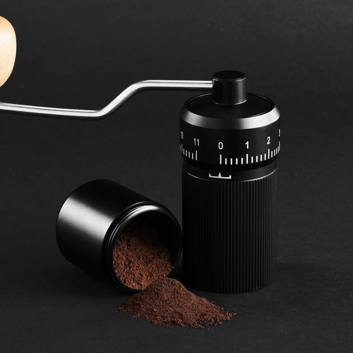 Molino de Café Manual Suvykep KA-1 Negro, 25g, Acero Inoxidable