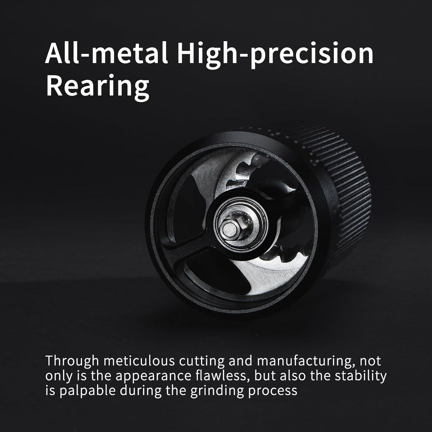 Molino de Café Manual Suvykep KA-1 Negro, 25g, Acero Inoxidable