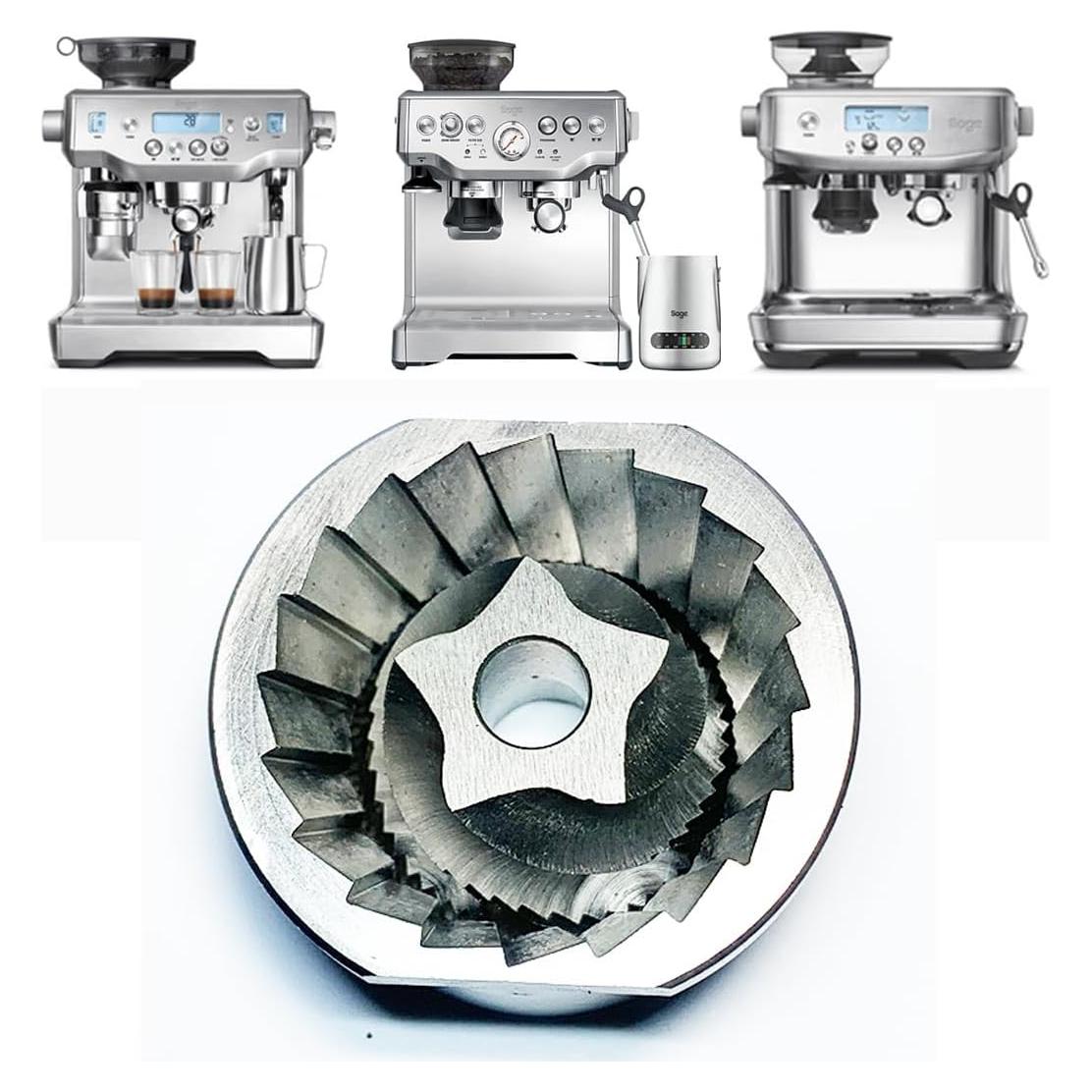 Muelas cónicas de acero inoxidable Sage/Breville Pre 1926 PDC