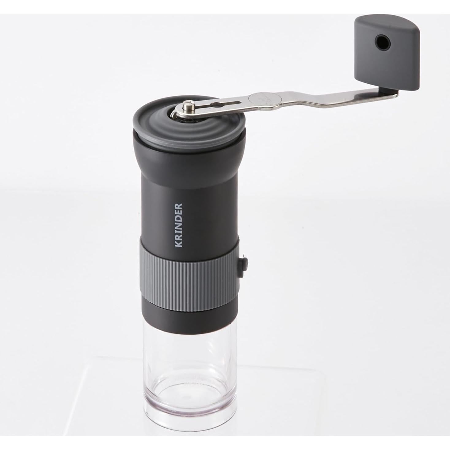 Cafflano Krinder Negro - Molinillo de Café Manual Portátil 295g