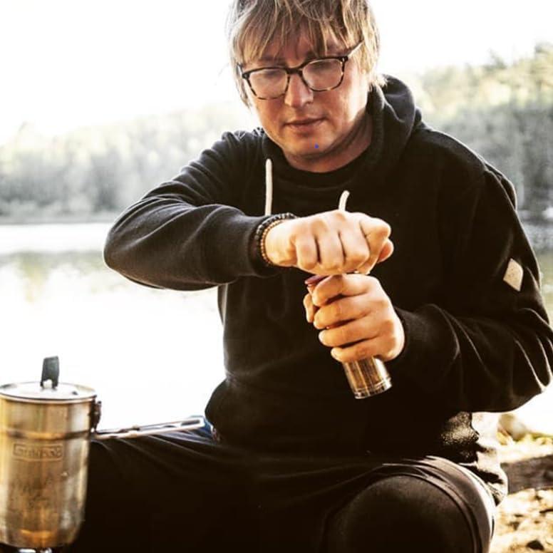 Cafflano Krinder Negro - Molinillo de Café Manual Portátil 295g