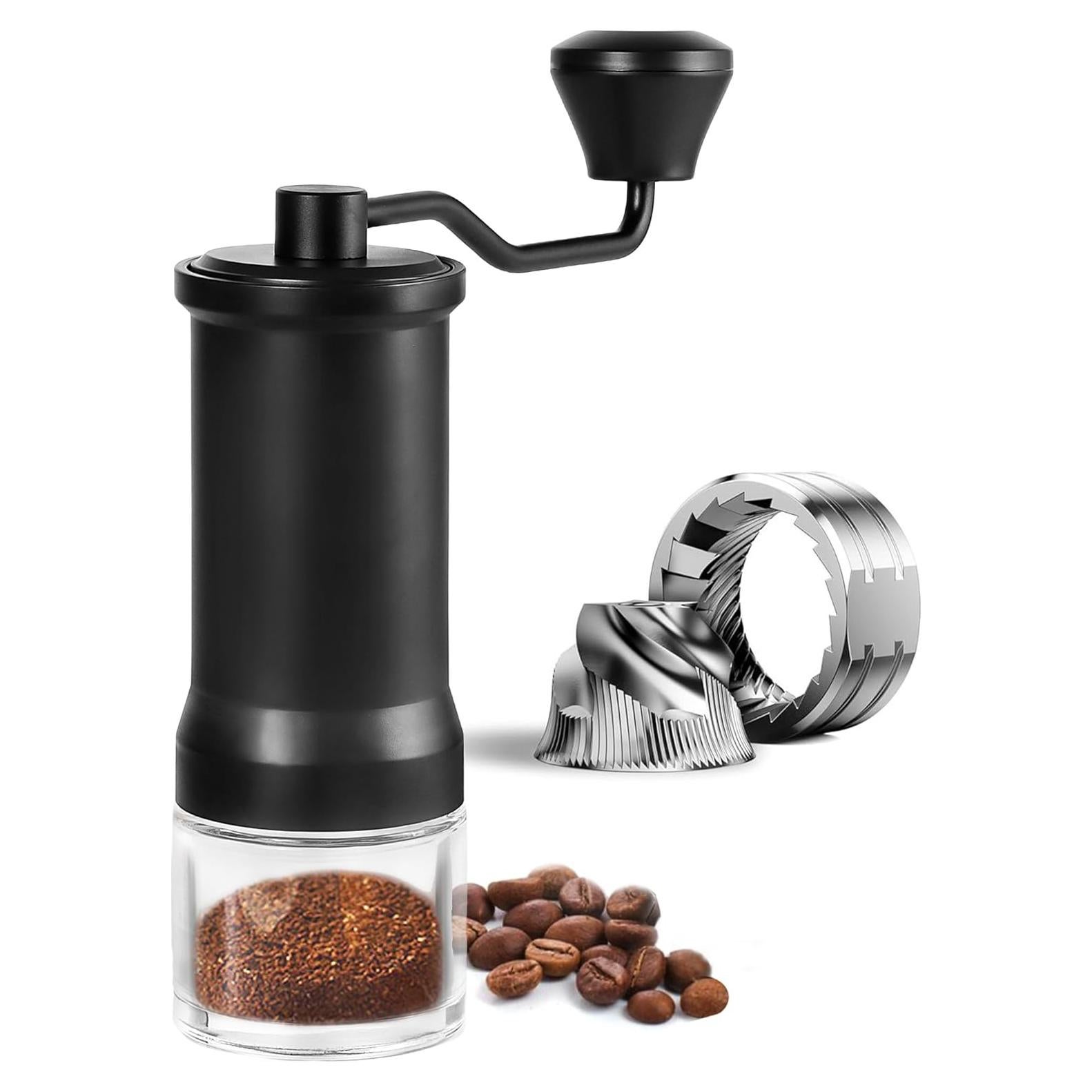 Molino de Café Manual Mikinya - Acero Inoxidable, 40 Ajustes