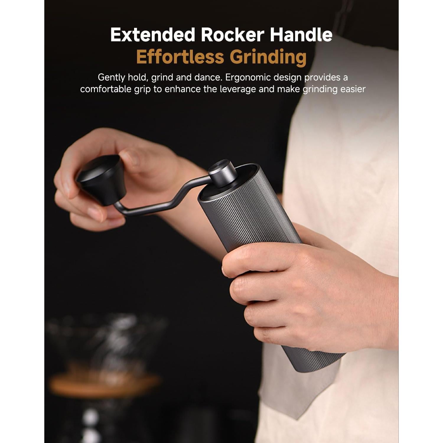 Molino de Café Manual Diceaynico GK134 - Acero Inoxidable 420