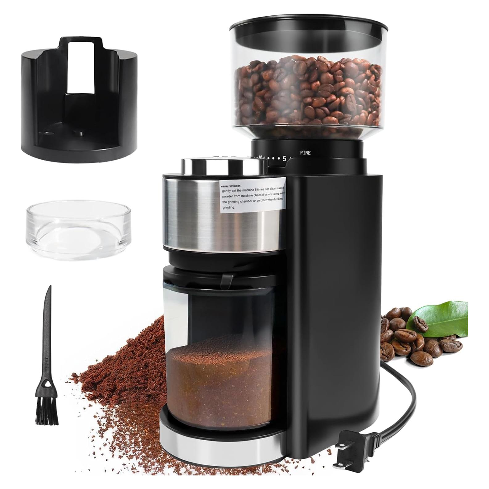 Molino de café eléctrico Vaolvpant 25 configuraciones 250g