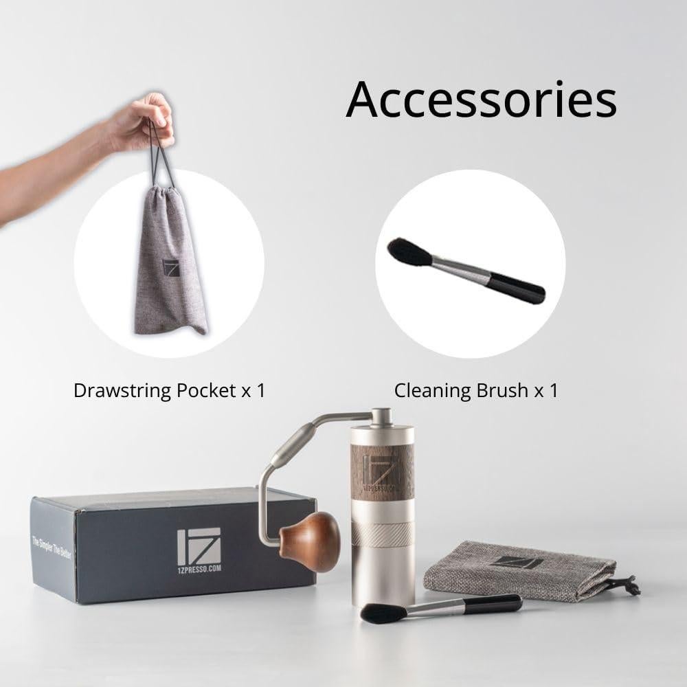 Molinillo de Café Manual 1Zpresso Q Acero Inoxidable Portátil