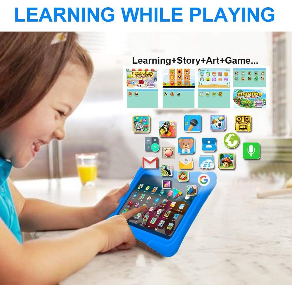 Tableta PRITOM K7 para Niños 7" Android 13 32GB WiFi Bluetooth