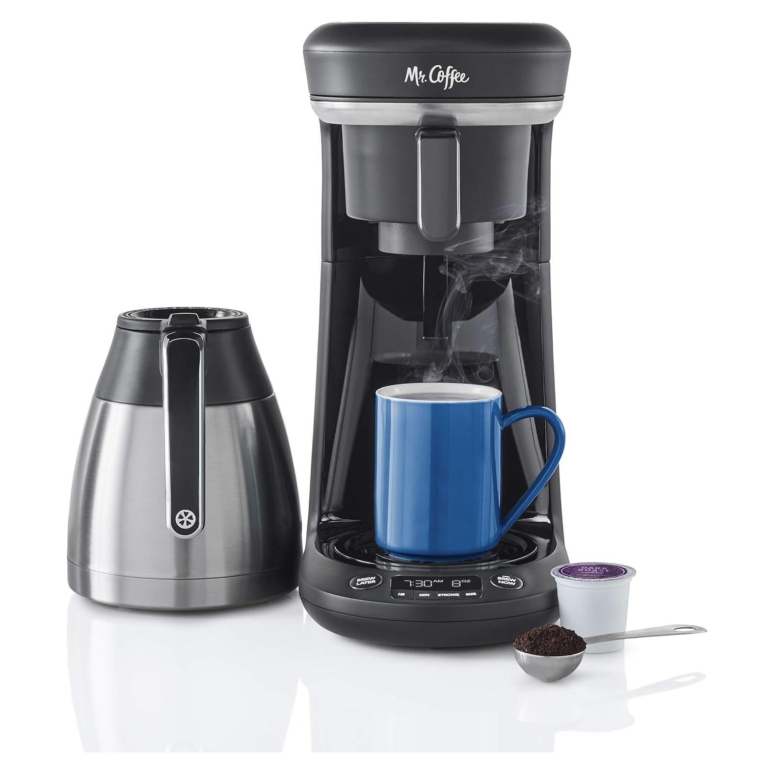 Cafetera Programable Mr. Coffee 10 Tazas y K-Cup, Negra