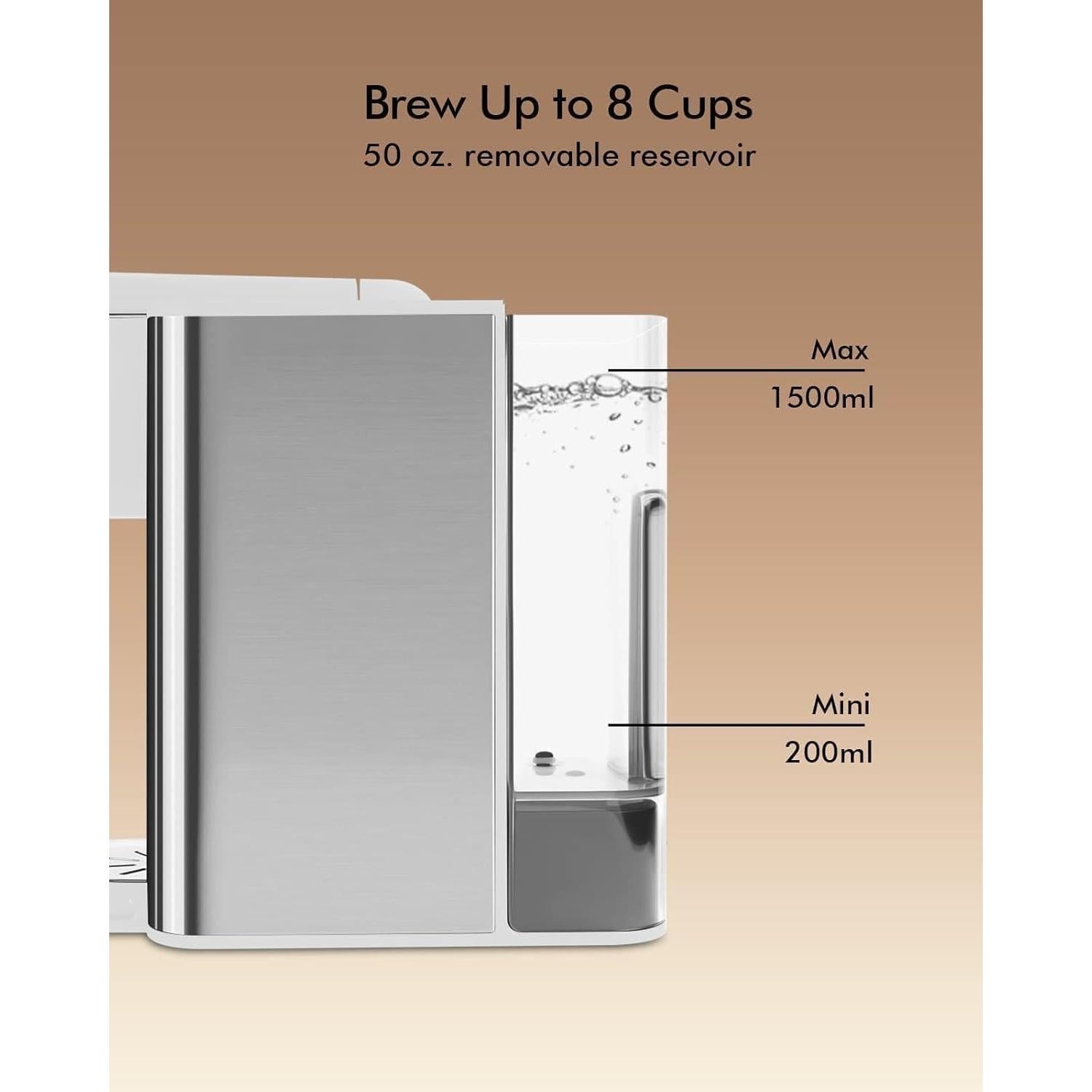 Cafetera 3 en 1 SIFENE KC101 - Café, Té y K-Pod, Blanca