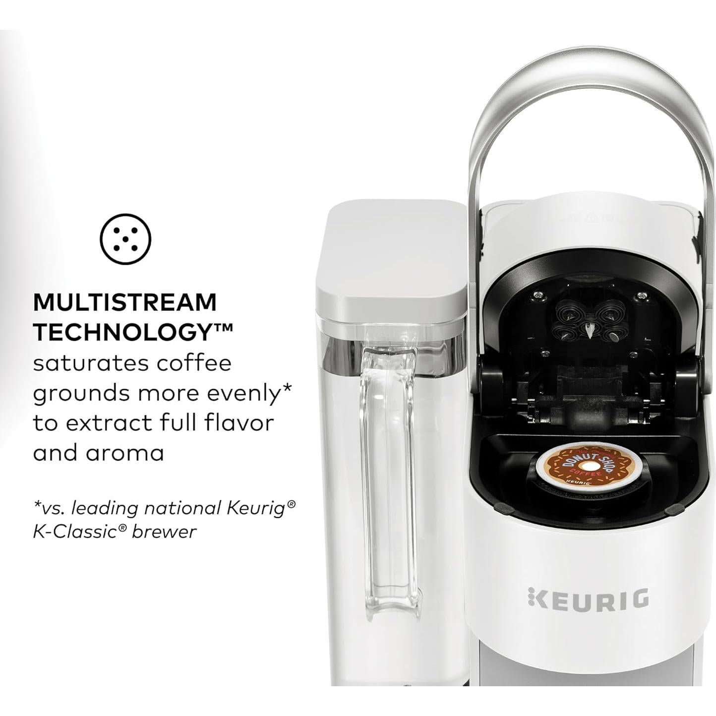 Cafetera Keurig K-Supreme SMART 1 Taza WiFi 1.95L Blanca