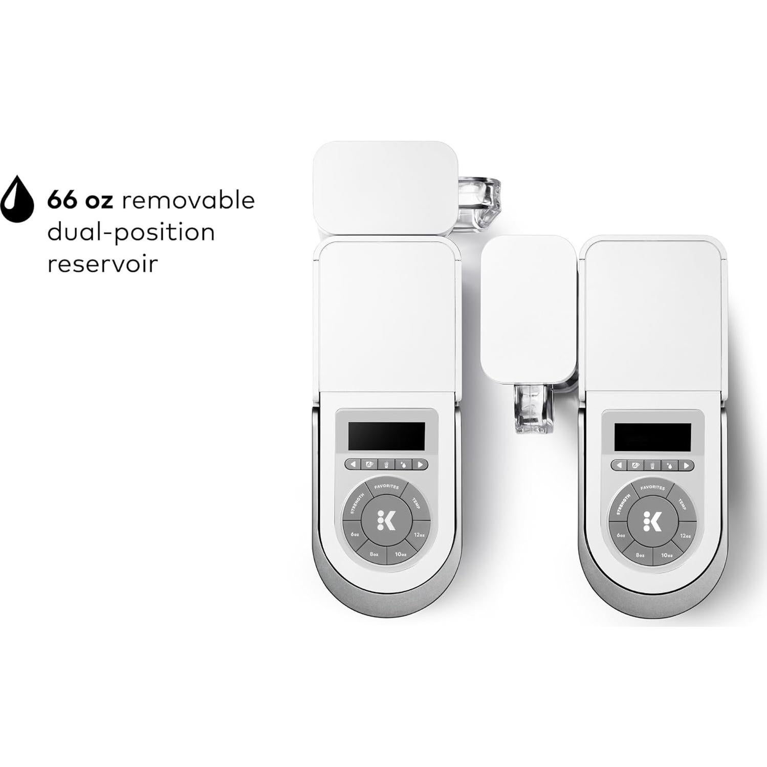 Cafetera Keurig K-Supreme SMART 1 Taza WiFi 1.95L Blanca