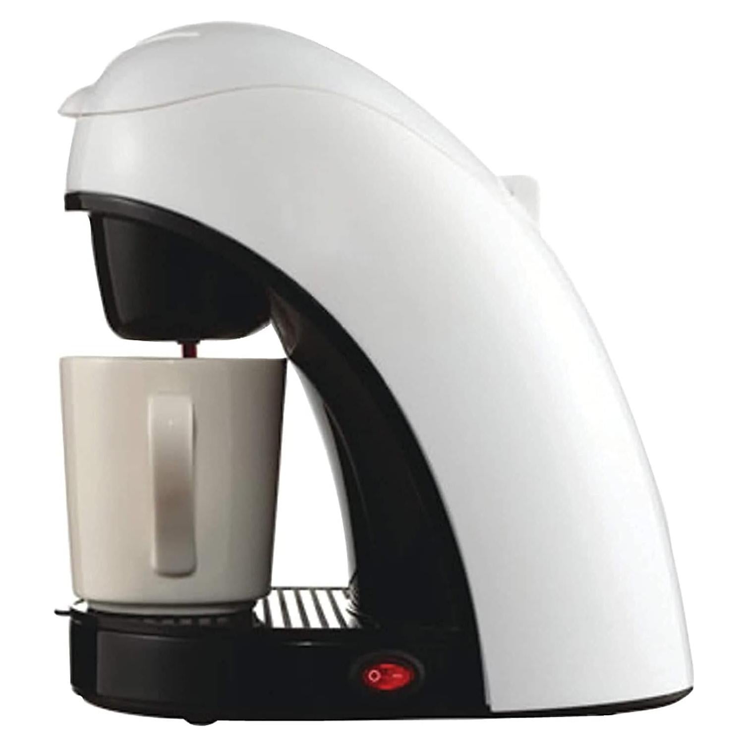 Cafetera de Goteo Brentwood TS-112W con Taza Cerámica Blanca
