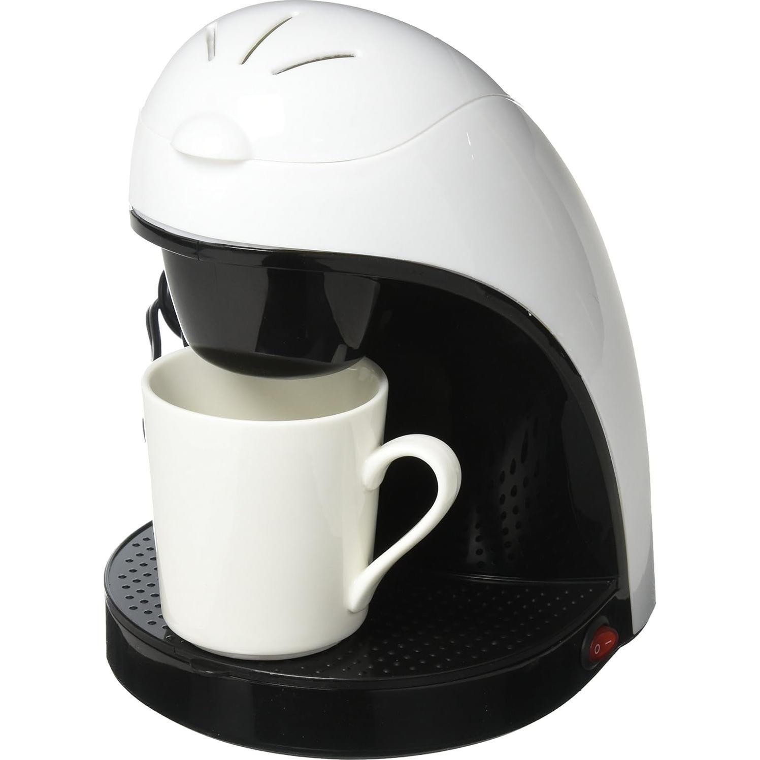 Cafetera de Goteo Brentwood TS-112W con Taza Cerámica Blanca