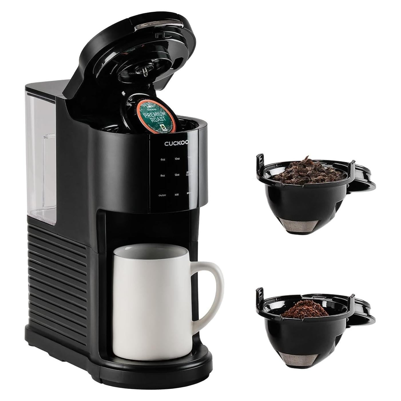 Cafetera CUCKOO K-Cup 3 en 1 con Auto-Limpieza 2.26 kg
