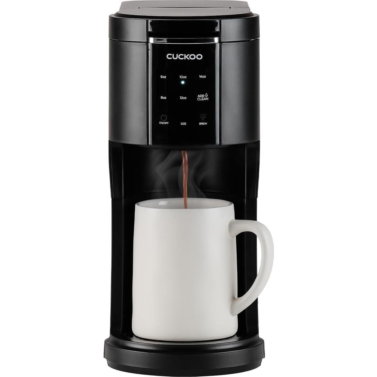 Cafetera CUCKOO K-Cup 3 en 1 con Auto-Limpieza 2.26 kg