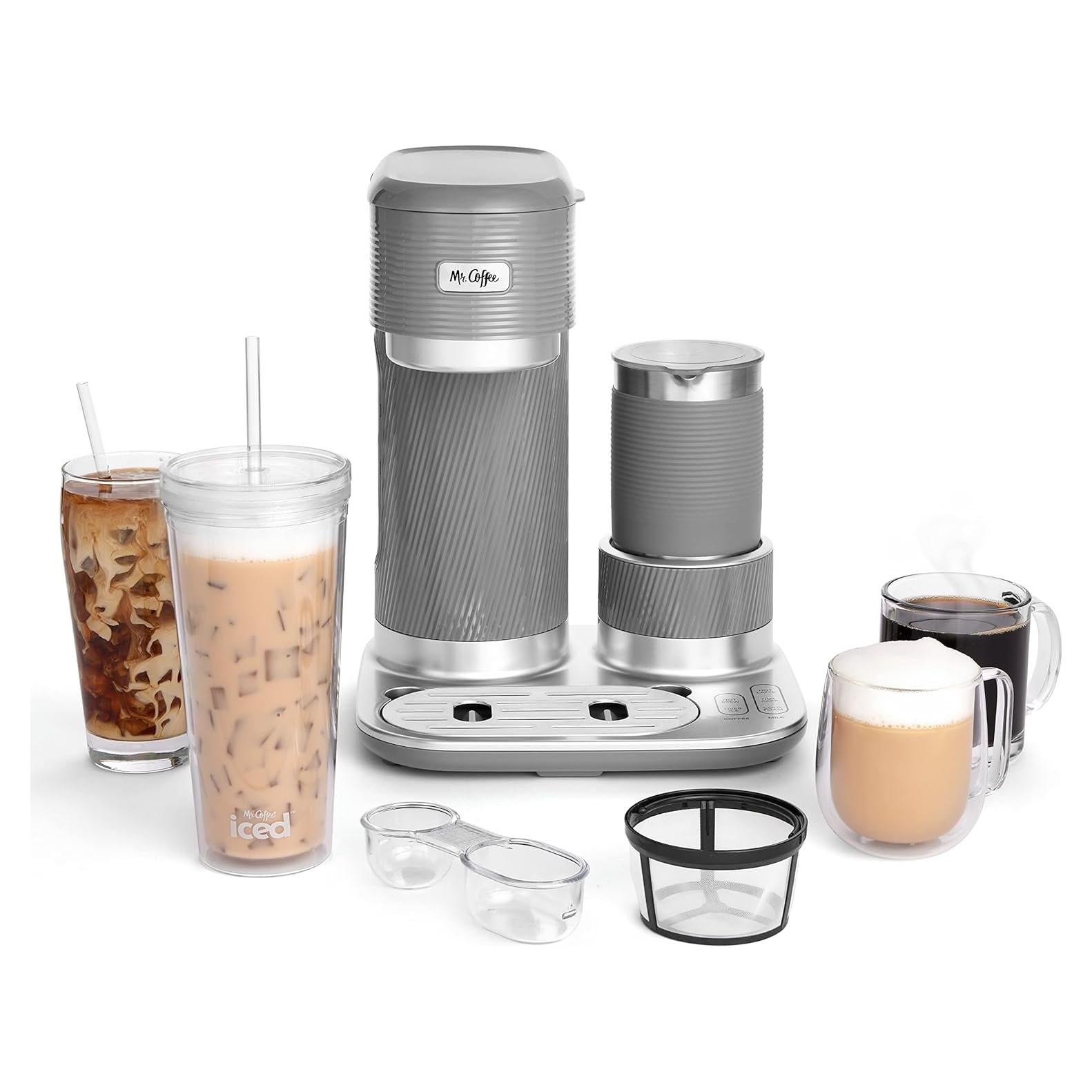 Máquina de Café Mr. Coffee 4-en-1 Latte Lux 622g con Espumador