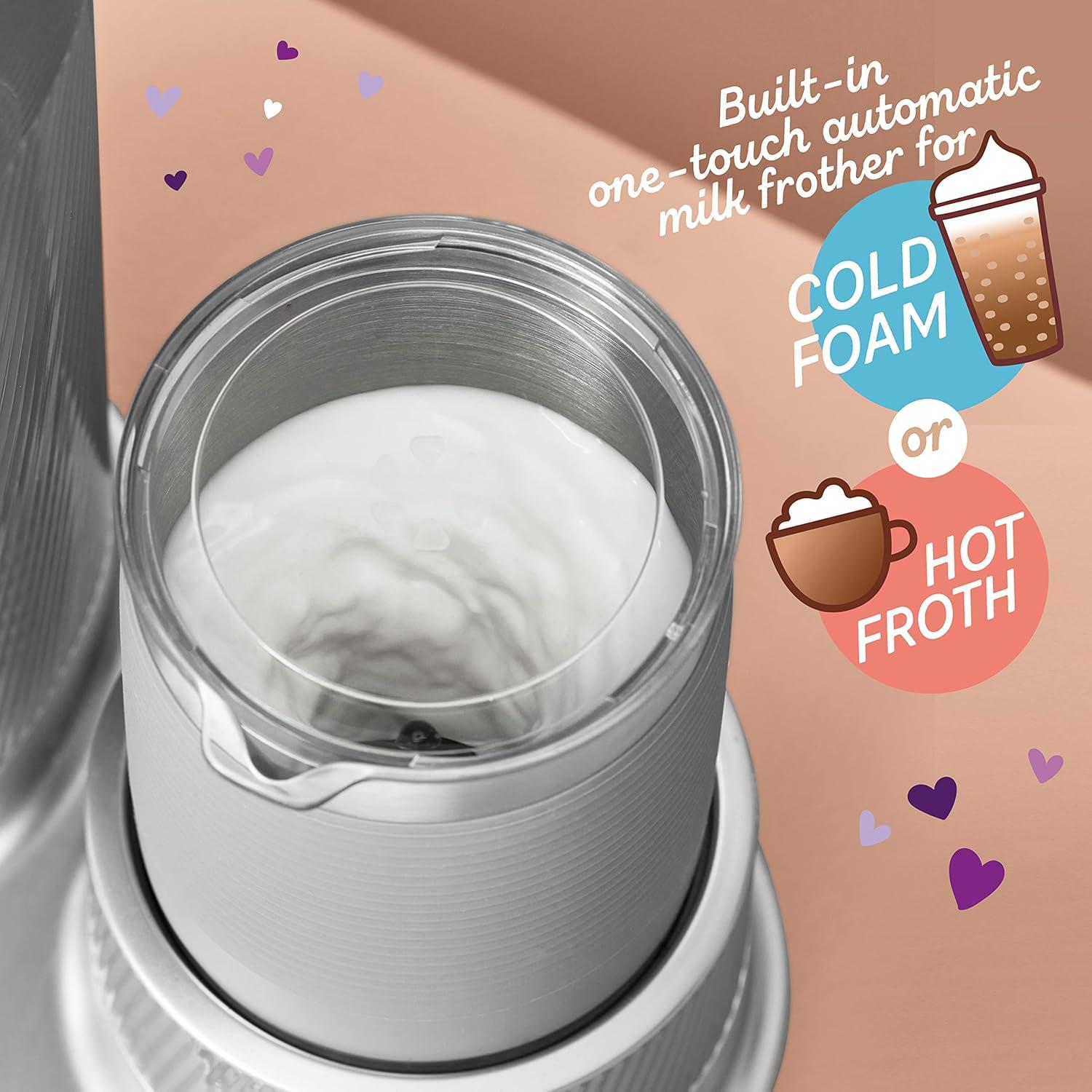 Máquina de Café Mr. Coffee 4-en-1 Latte Lux 622g con Espumador