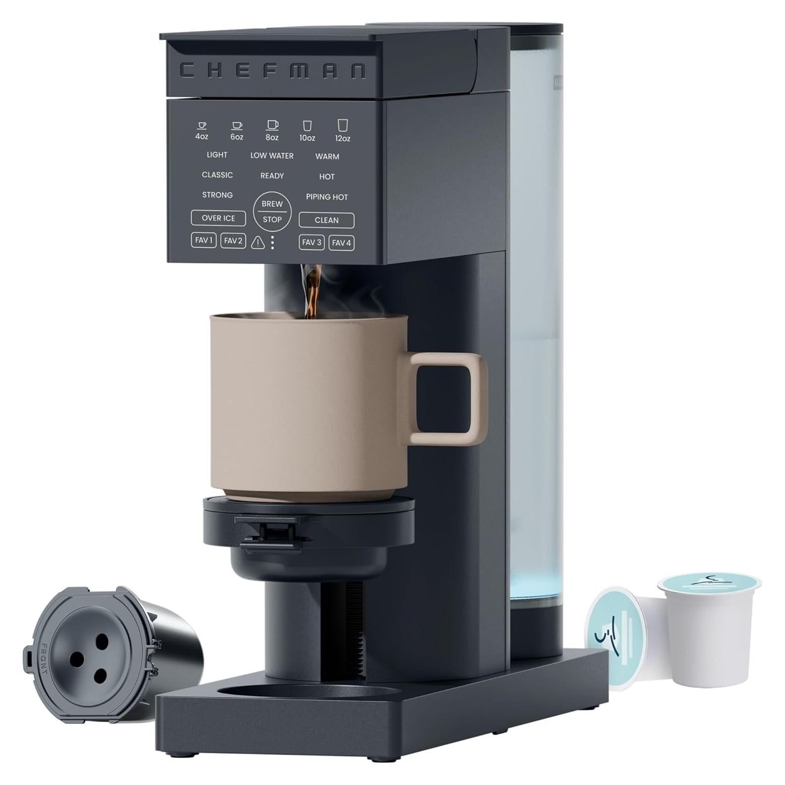 Cafetera de Goteo Chefman Caffeinator 48 oz. Medianoche