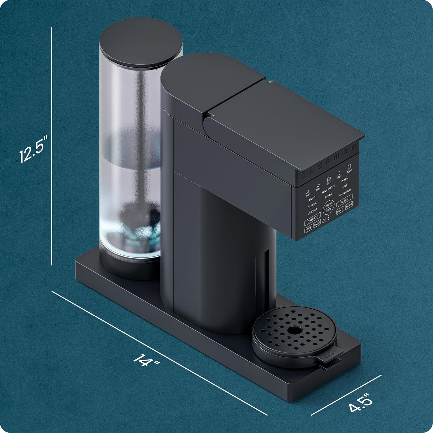 Cafetera de Goteo Chefman Caffeinator 48 oz. Medianoche