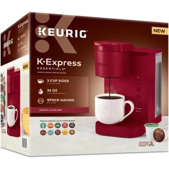 Cafetera de Una Sola Porción Keurig K-Express 45oz Roja