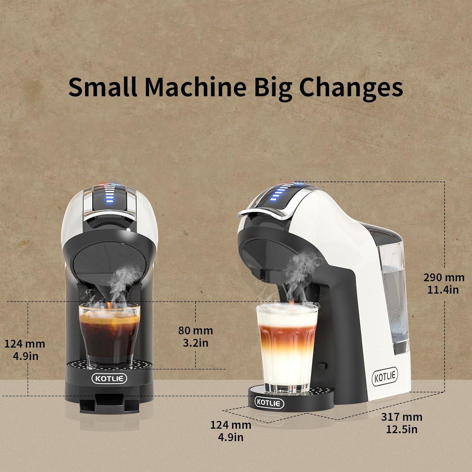 Cafetera KOTLIE EM-308A 5 en 1 Espresso 1L Compacta