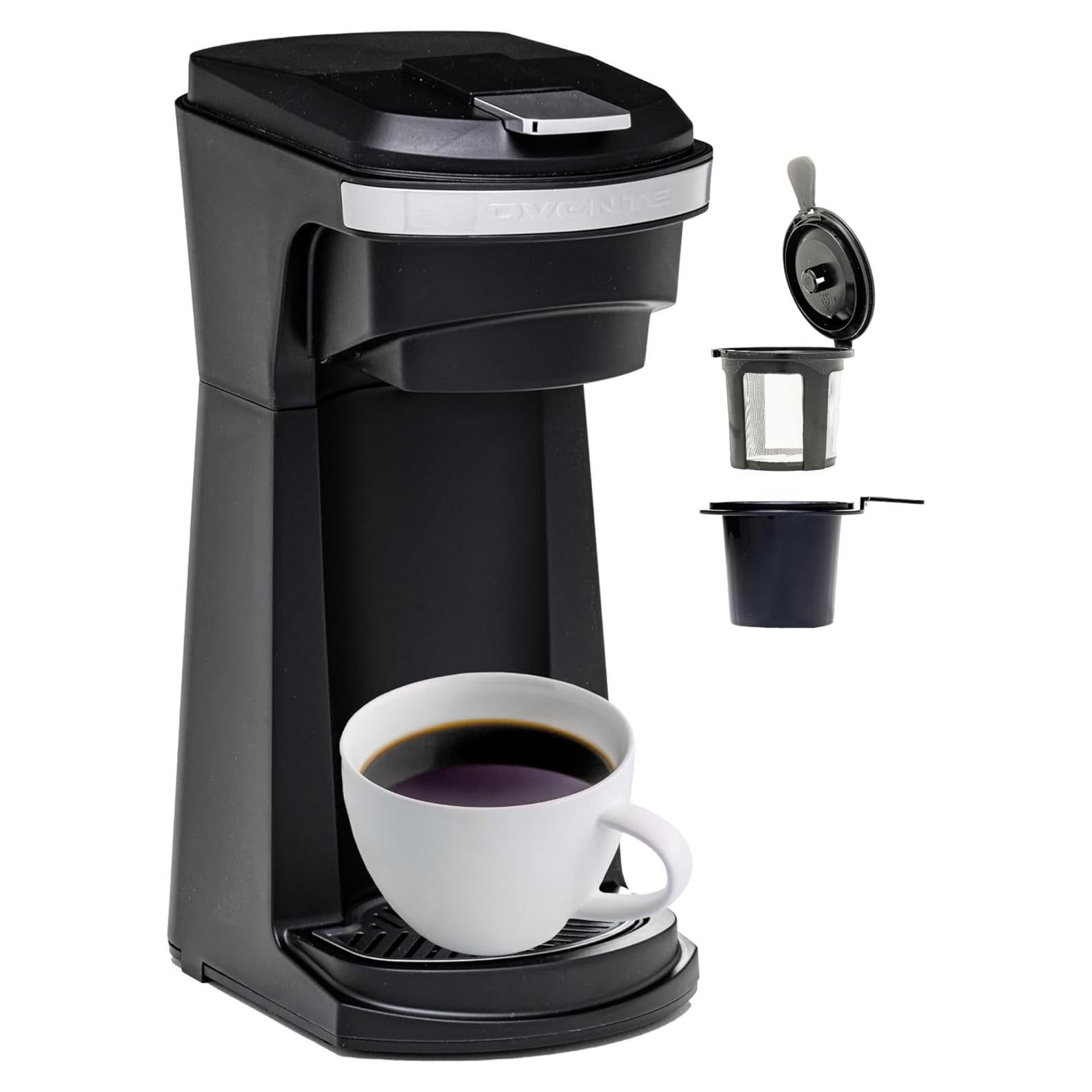 Cafetera OVENTE CMK42B 1 Taza 800W Compacta Negra