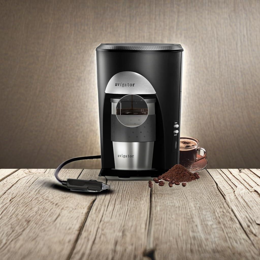 Cafetera Portátil Avigator 12V para Coche - 1 Taza 295ml