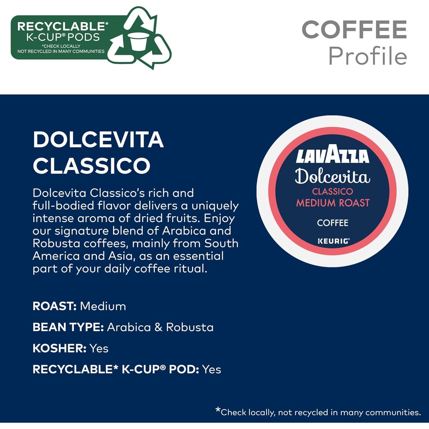 Cápsulas K-Cup Lavazza Variedad 64 Unidades para Keurig