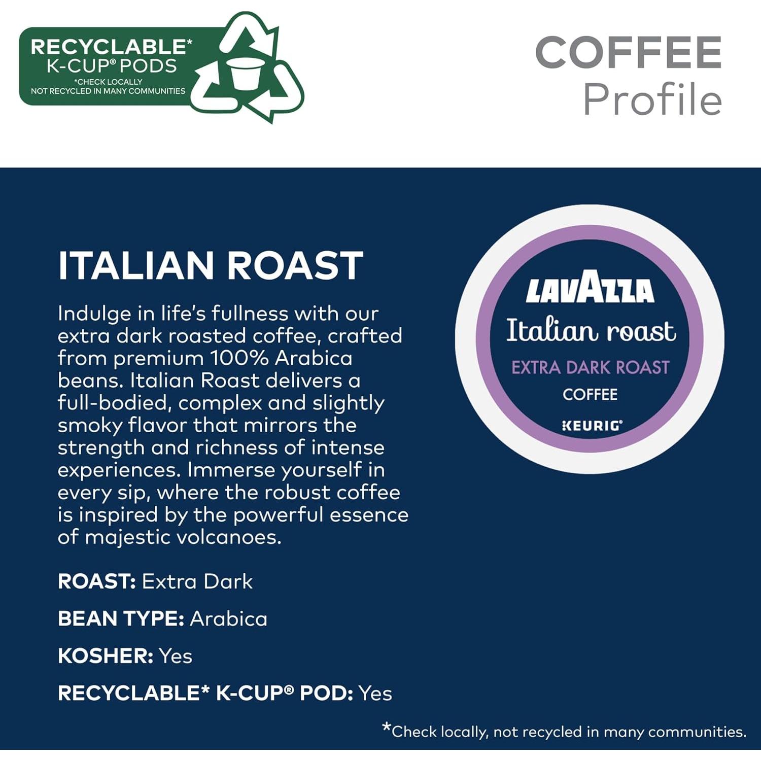 Cápsulas K-Cup Lavazza Variedad 64 Unidades para Keurig