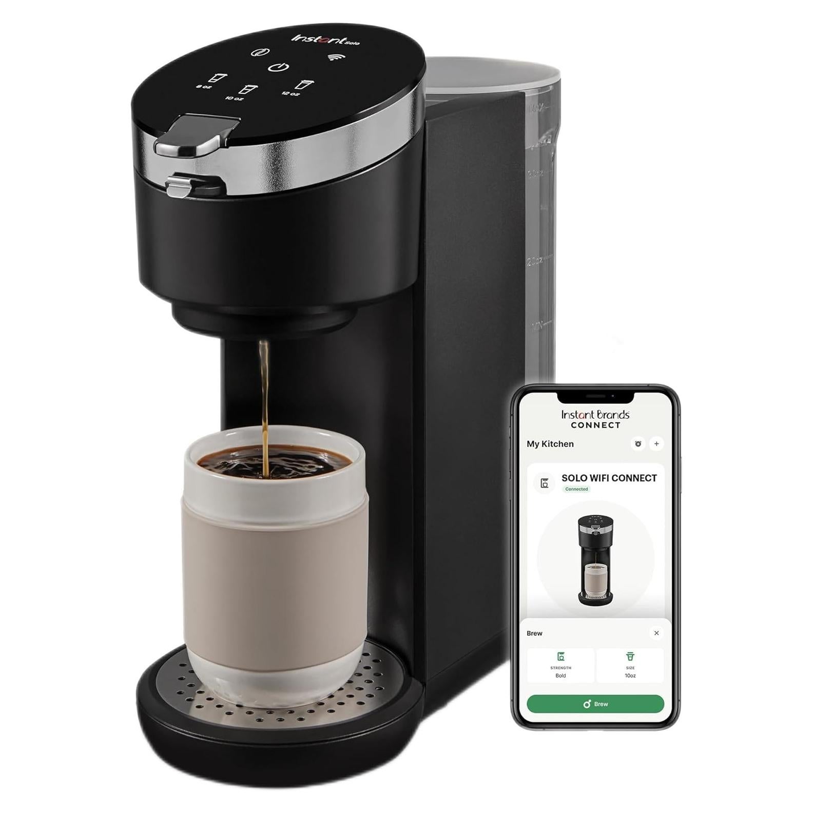 Cafetera Instant Solo WIFI 1 Porción 40oz Negra