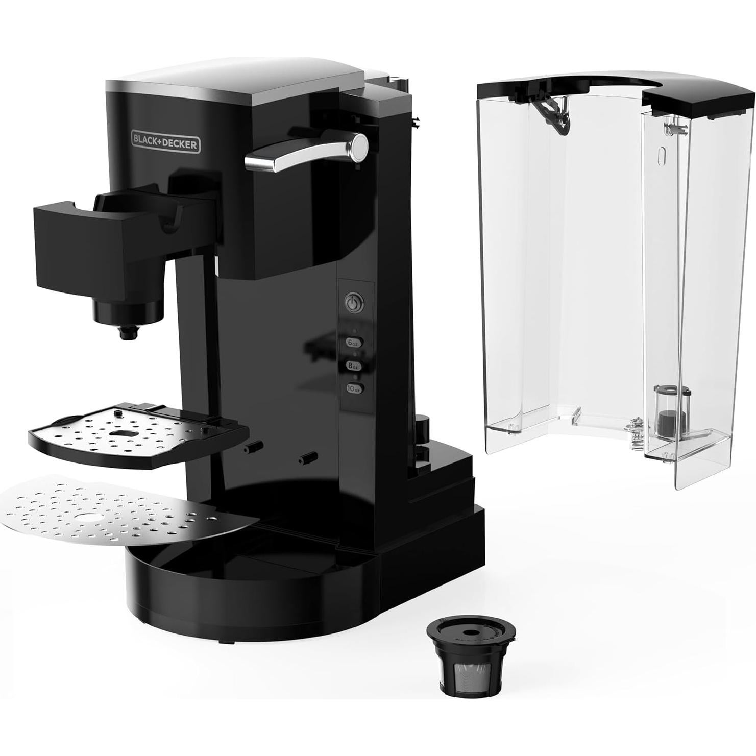 Cafetera K-Cup BLACK+DECKER 1 Porción 1.48L Automática