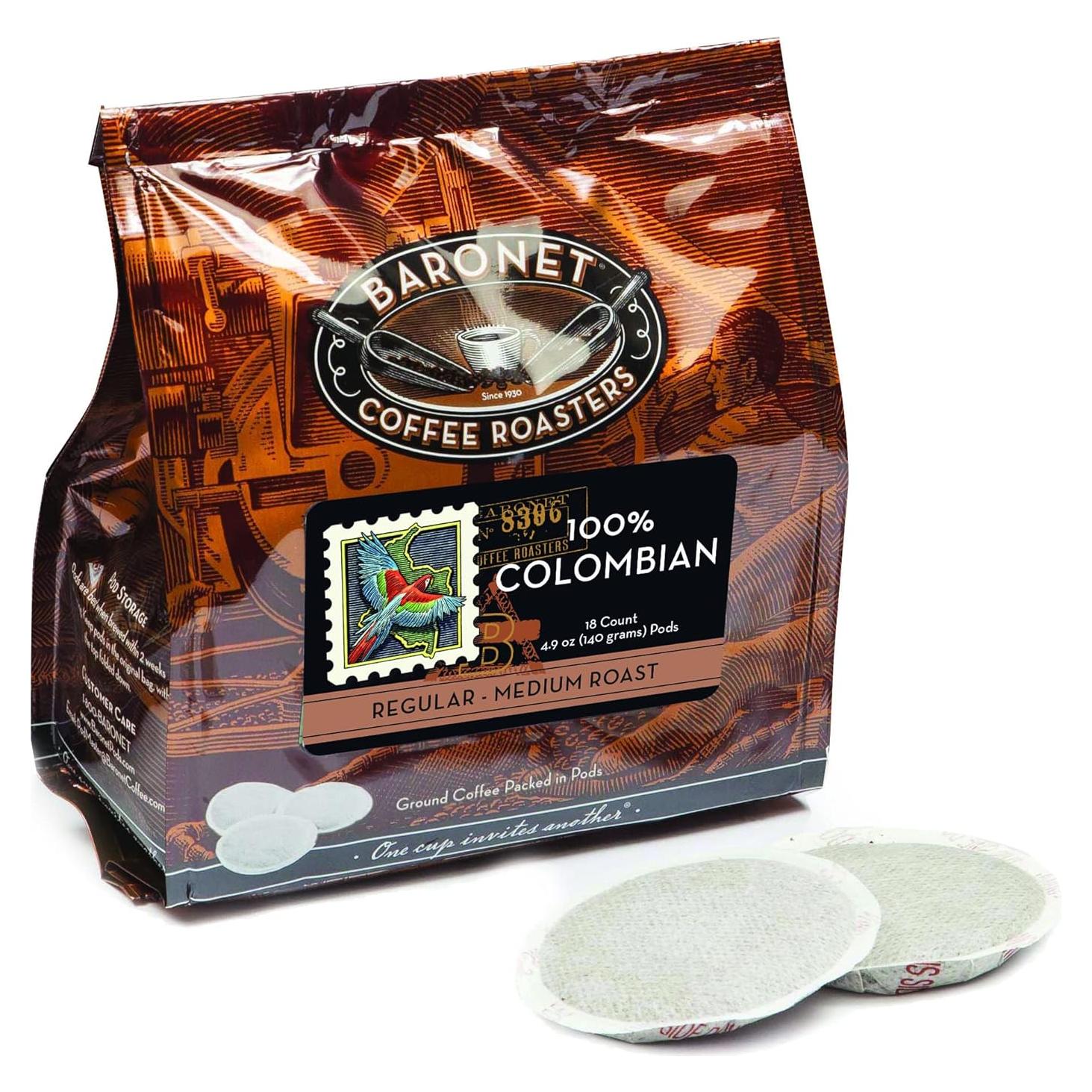 Cápsulas de Café Baronet 100% Colombiano - 54 Unidades