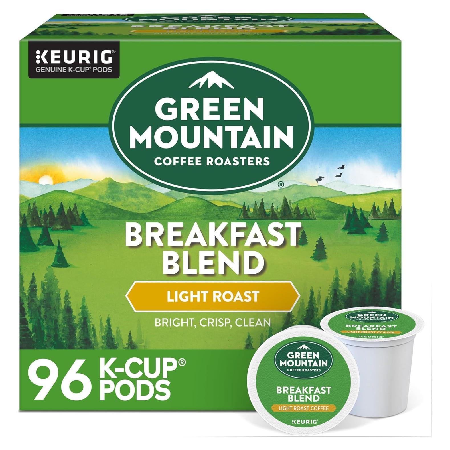 Cápsulas K-Cup Green Mountain Café Mezcla de Desayuno 96 Unidades