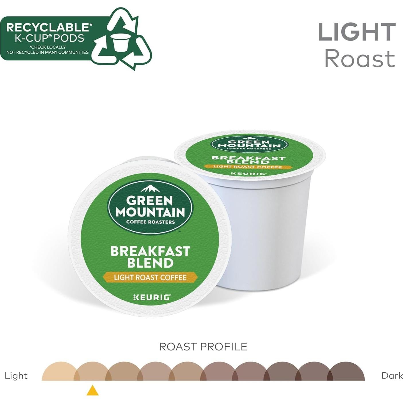 Cápsulas K-Cup Green Mountain Café Mezcla de Desayuno 96 Unidades