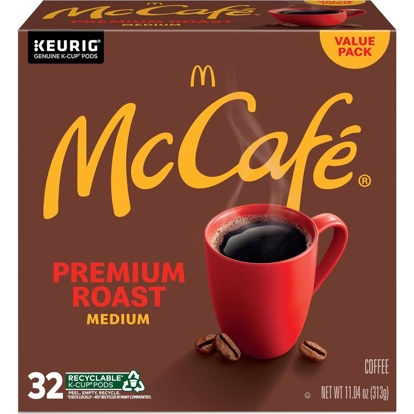 Cápsulas K-Cup McCafé Tostado Premium 32 Unidades Café Arábica