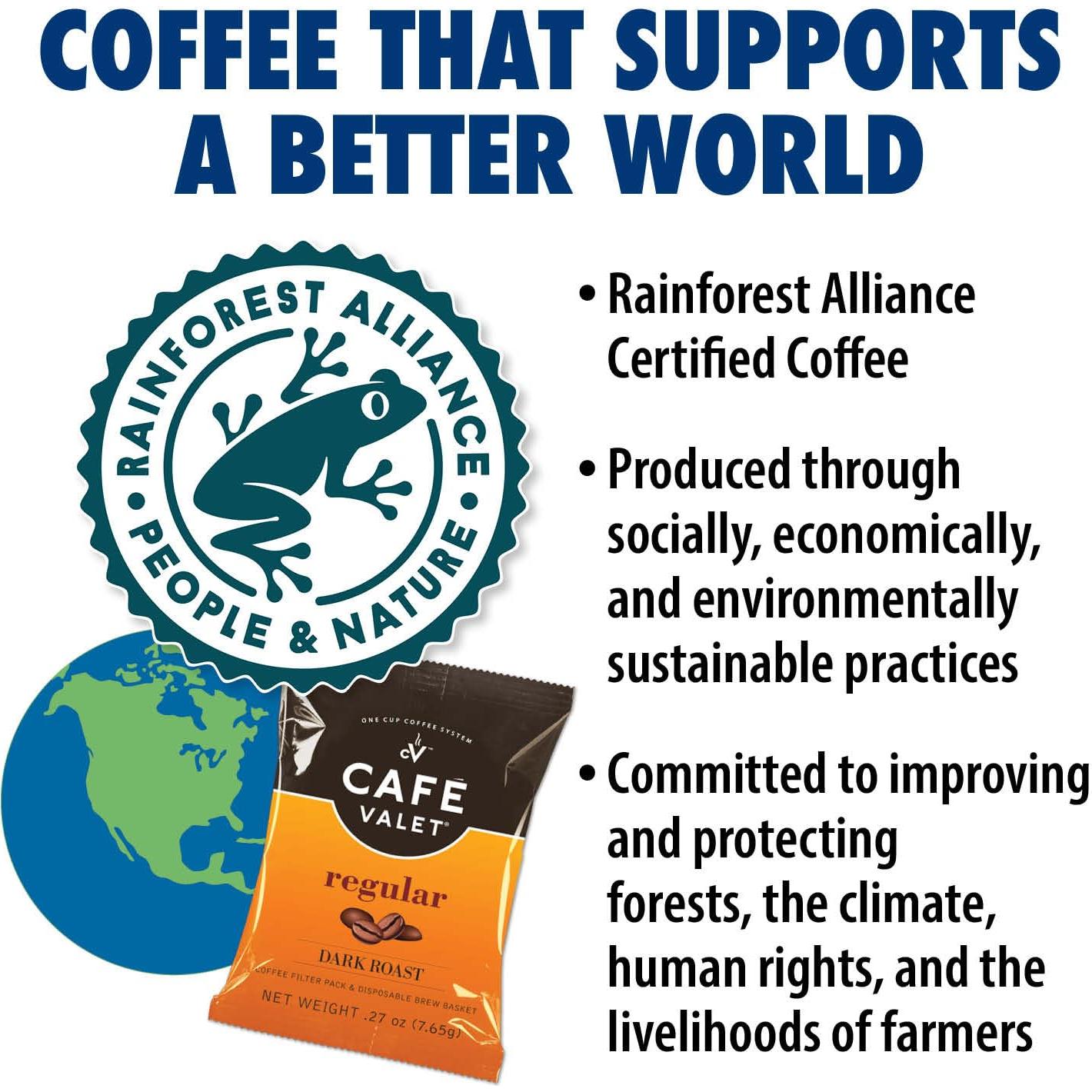 Café Valet Regular Tueste Oscuro - 84 Paquetes de 28.35g