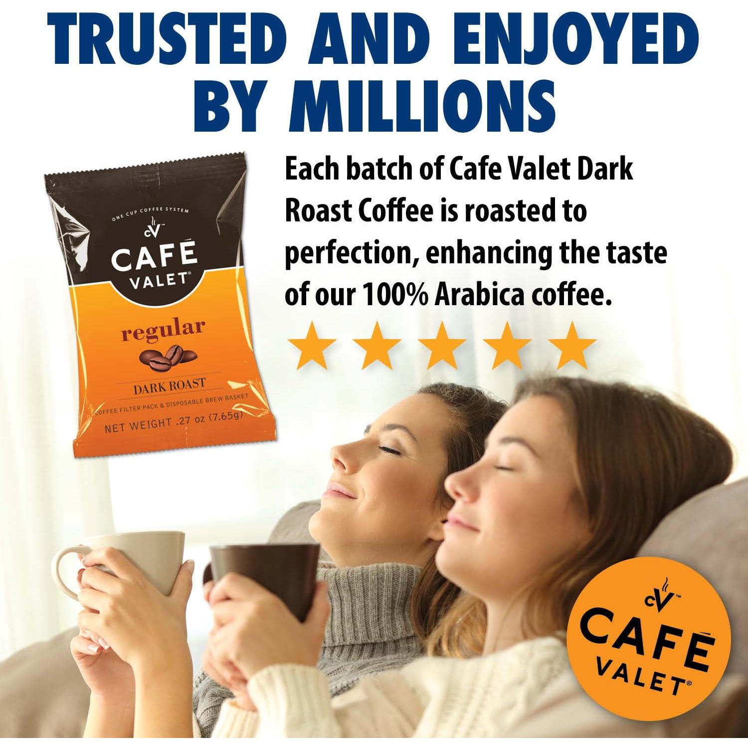 Café Valet Regular Tueste Oscuro - 84 Paquetes de 28.35g