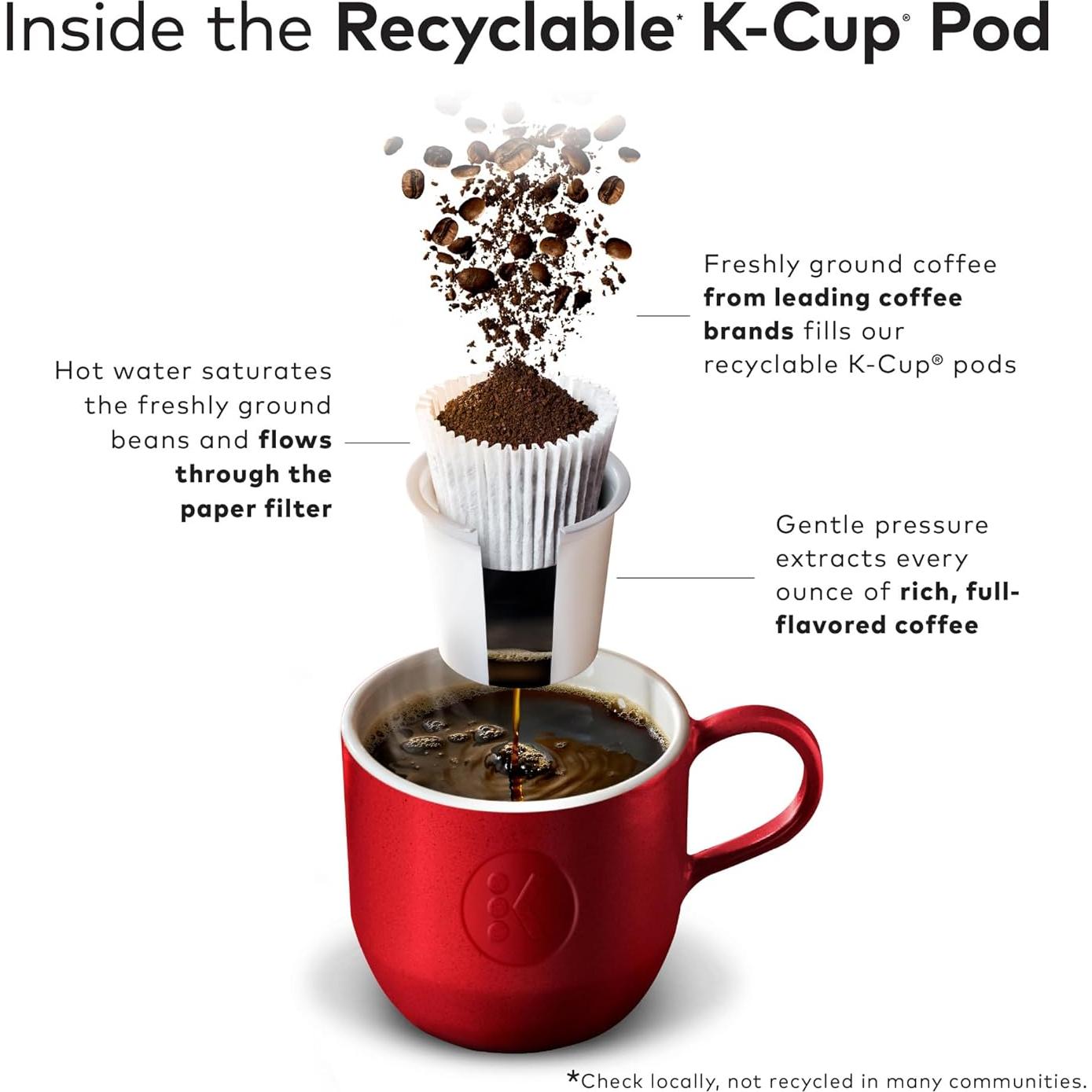 Cafés Eight O'Clock El Original K-Cup Tostado Medio 72 Unidades