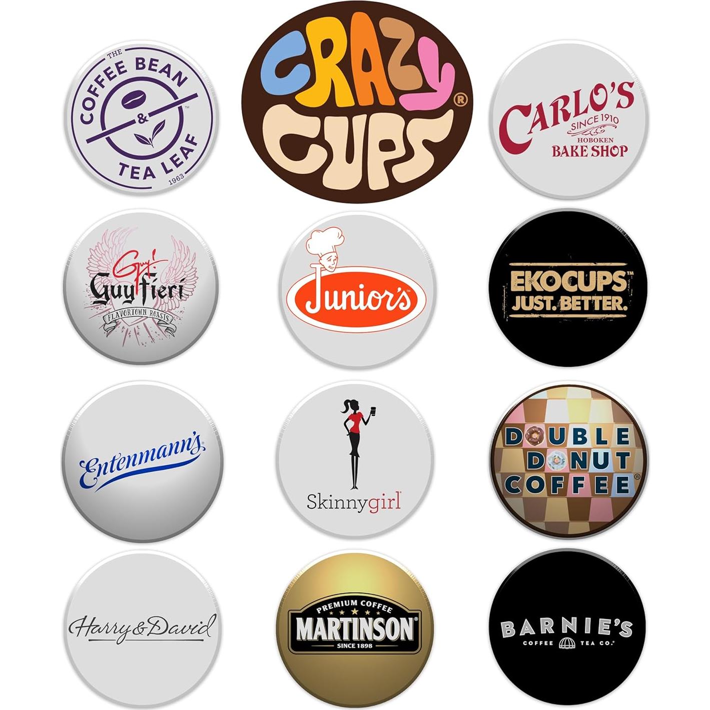 Paquete Variado de 36 Cápsulas de Café Saborizado Crazy Cups